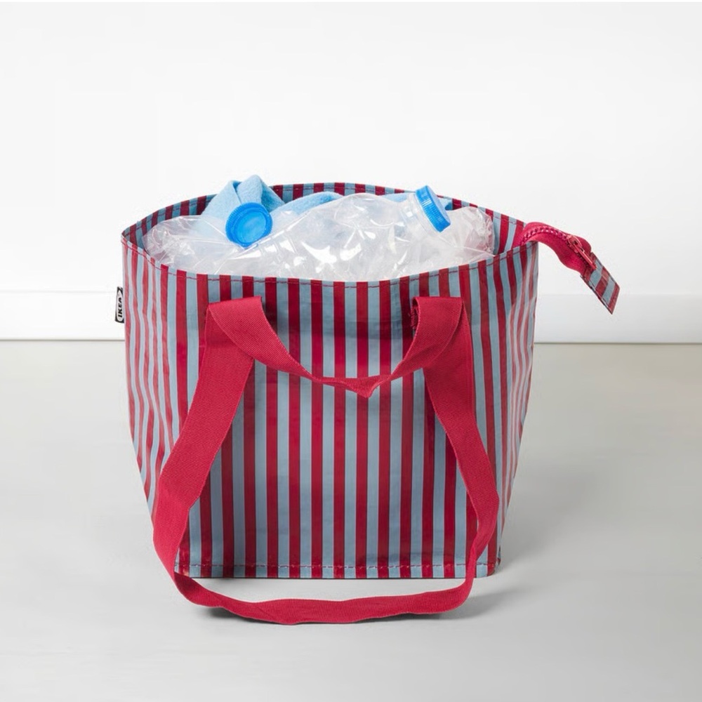 Brand New IKEA GÖRSNYGG Carrier Bag, red blue/patterned - Picture 4 of 6